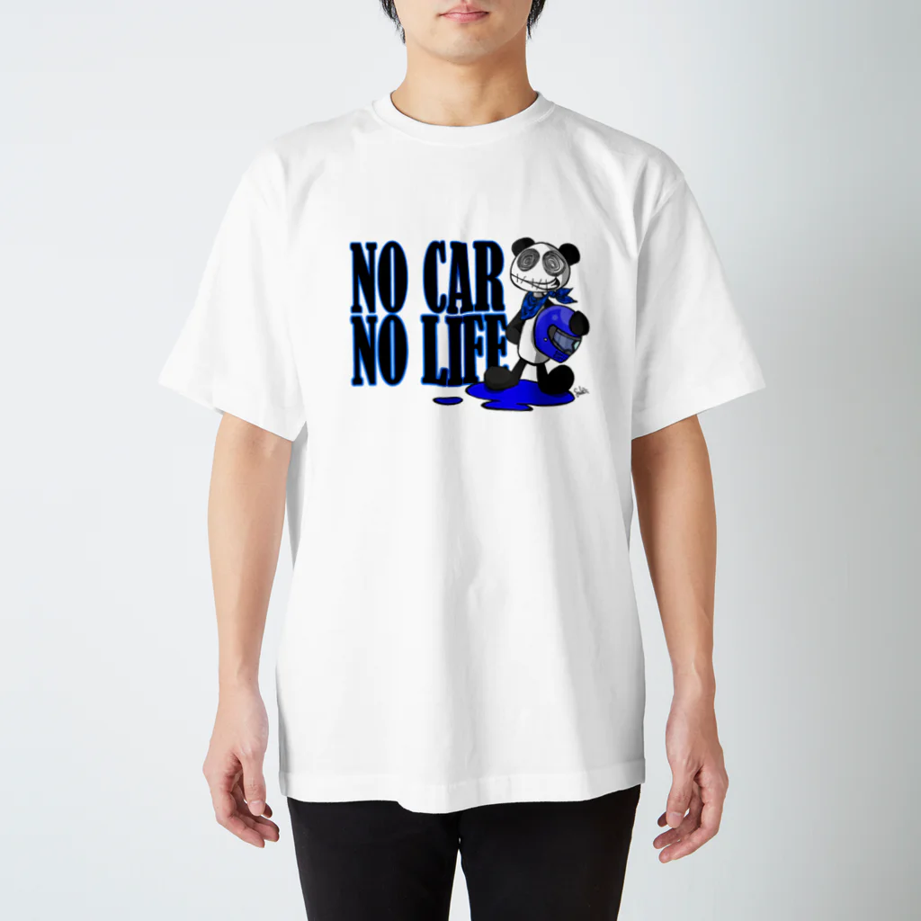 Selfish.One.Soul＝｛S.O.S｝のNO CAR　NO LIFE スタンダードTシャツ