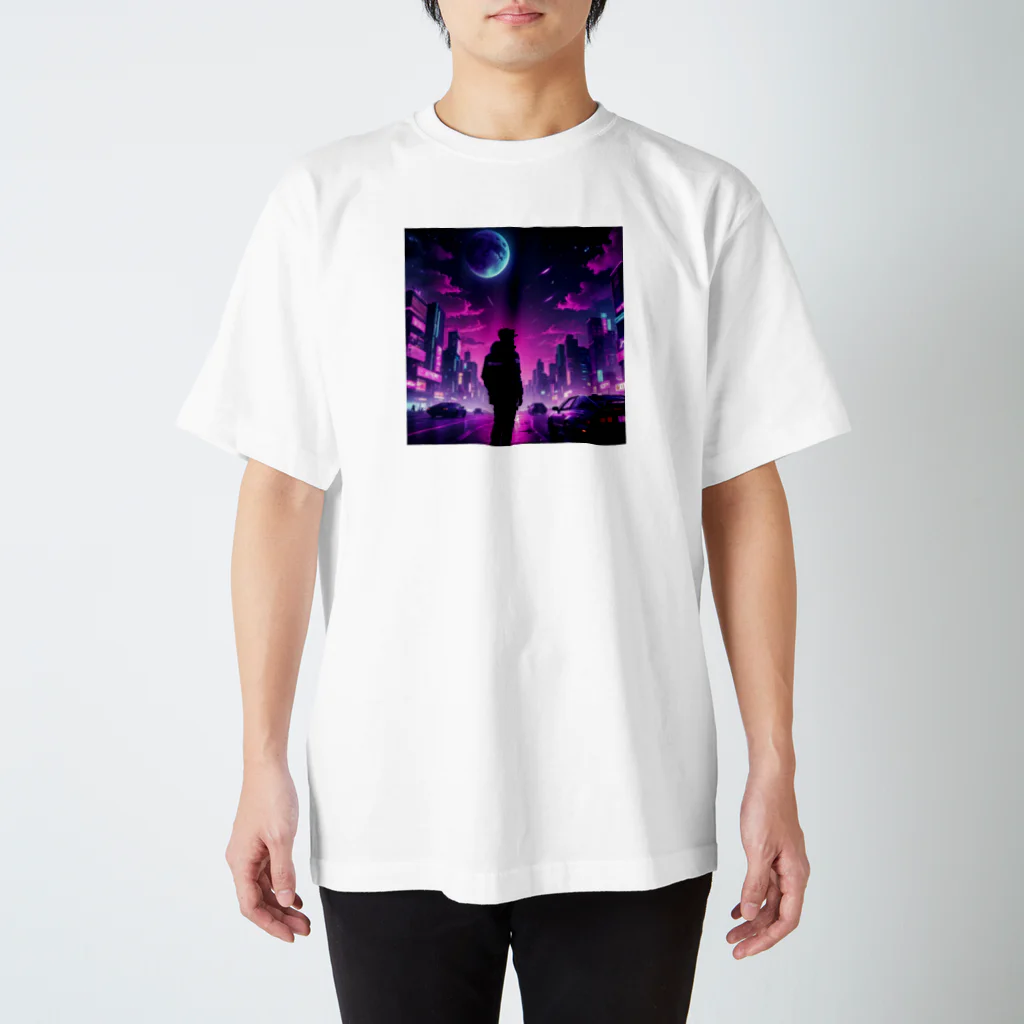 LUF_jpsのmidnight roadway スタンダードTシャツ