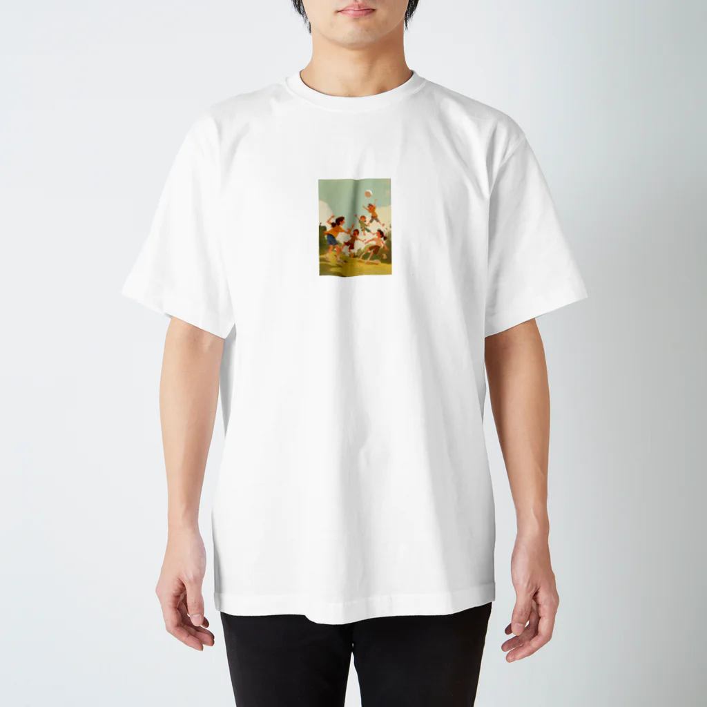 AQUAMETAVERSEの楽しそうな子供たち スタンダードTシャツ