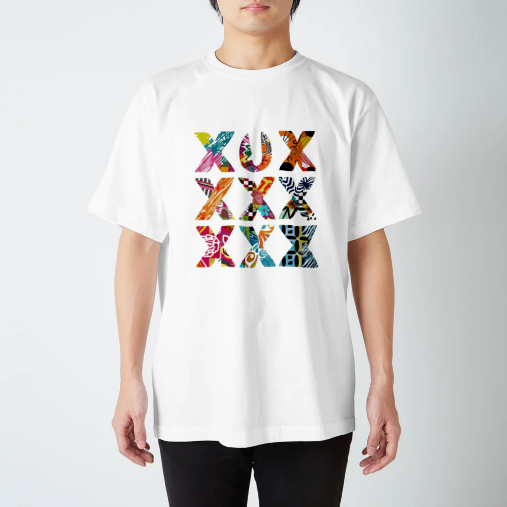 Chi3のxxxxxxxx カラフル・クロス：多様性の融合 スタンダードTシャツ