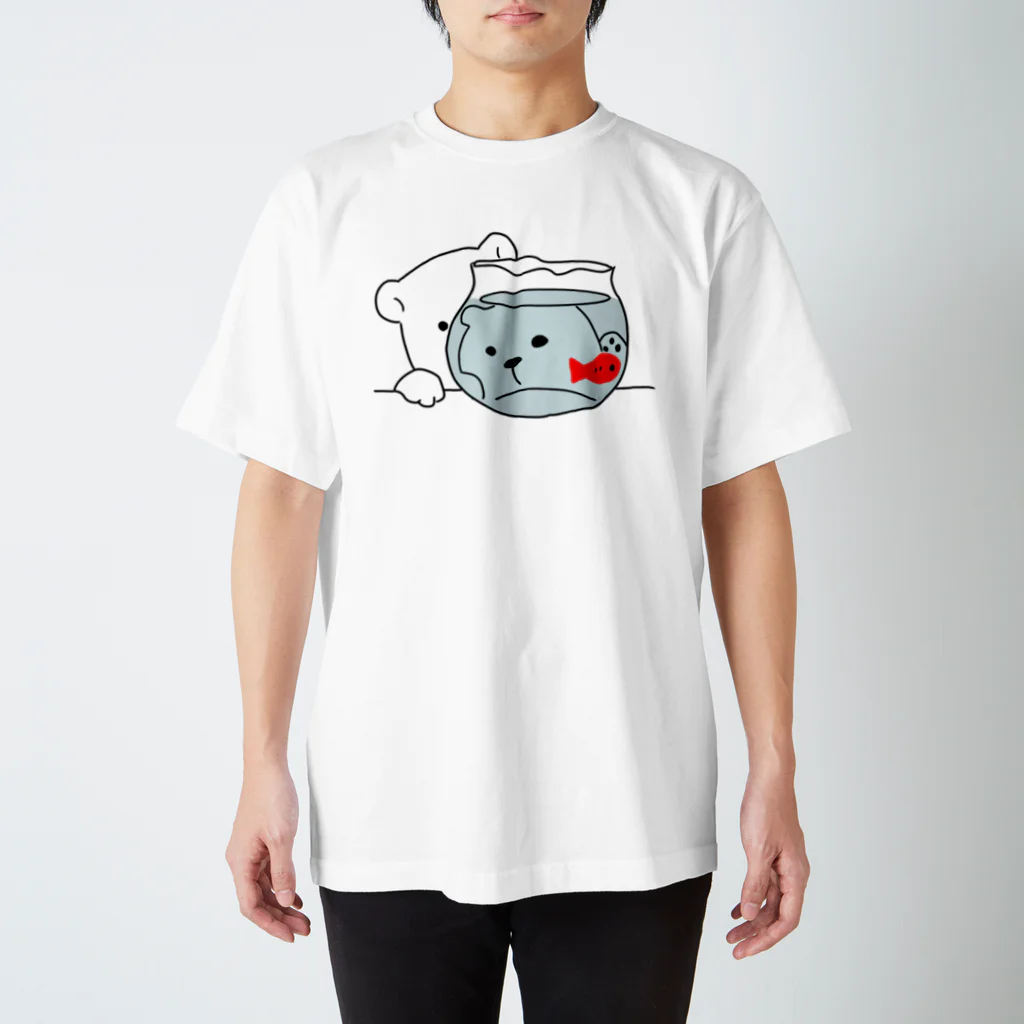 癒しのくまさん「さとしくん」の癒しのくまさん「さとしくん」 Regular Fit T-Shirt