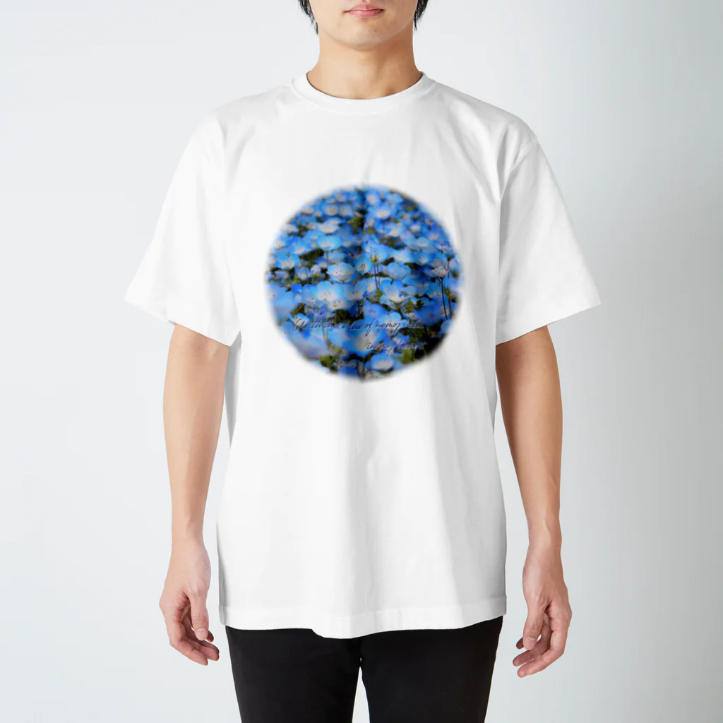 耀い気分のBlue of Nemophila  スタンダードTシャツ