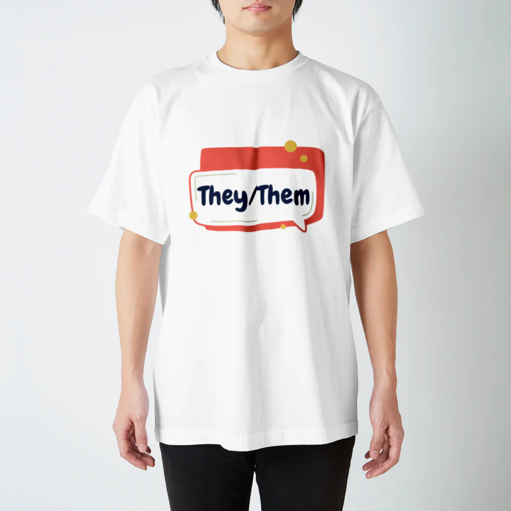 GG Voice & ActionのThey/Them スタンダードTシャツ