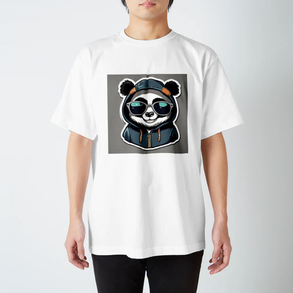 pandownloadのパーカーサングラスのワルパンダ？ Regular Fit T-Shirt