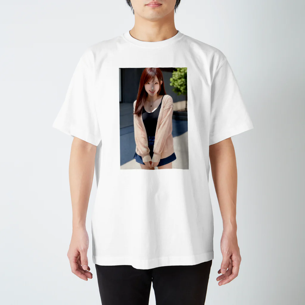 AI美女大好きクラブのAI美女とデートvol3 スタンダードTシャツ