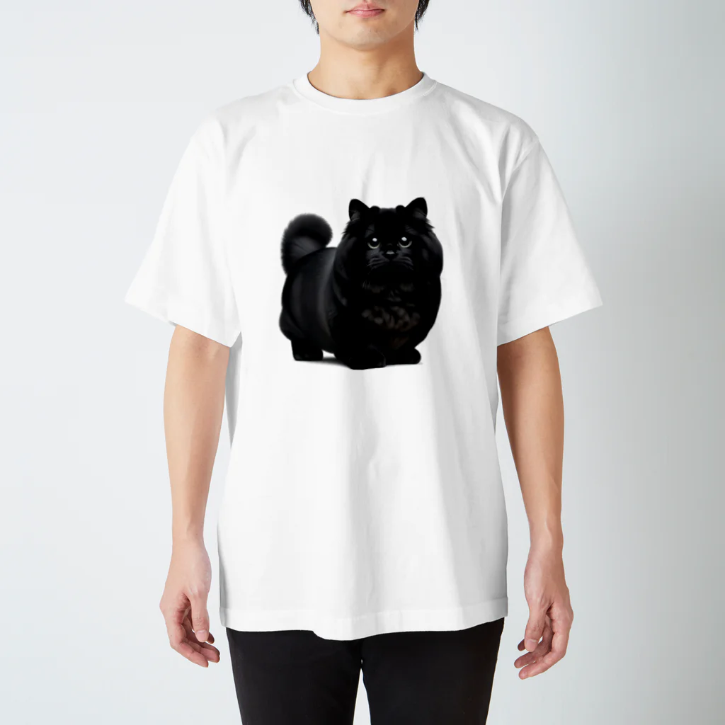 しょっぷトミィの黒猫 Regular Fit T-Shirt