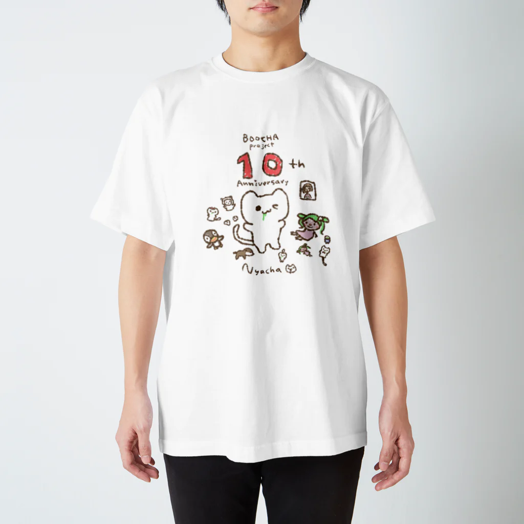 NYACHA&BOOCHAの10周年記念にゃ🎉 Regular Fit T-Shirt