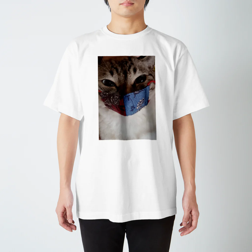 Mizuki・ASIA CATのマスクにゃん🐾 スタンダードTシャツ