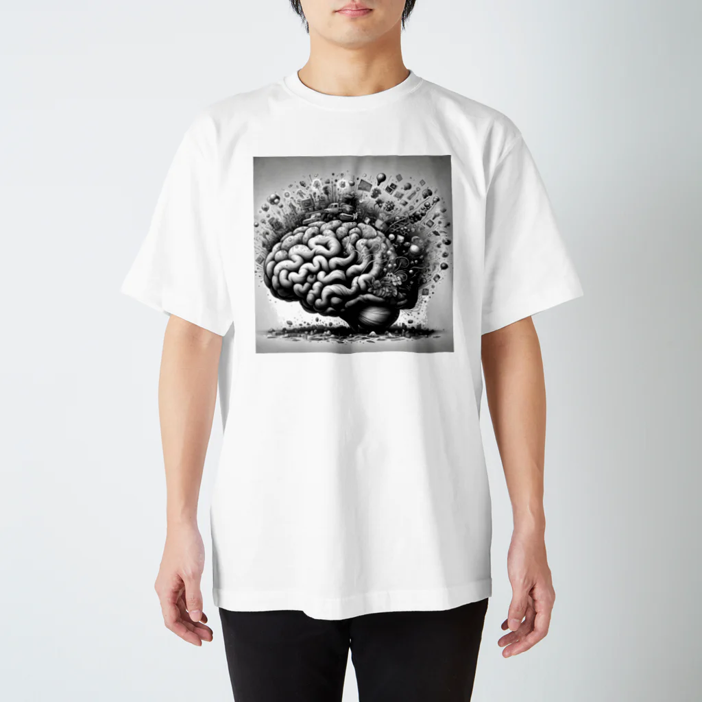 greenartの脳味噌豆苗状態 Regular Fit T-Shirt