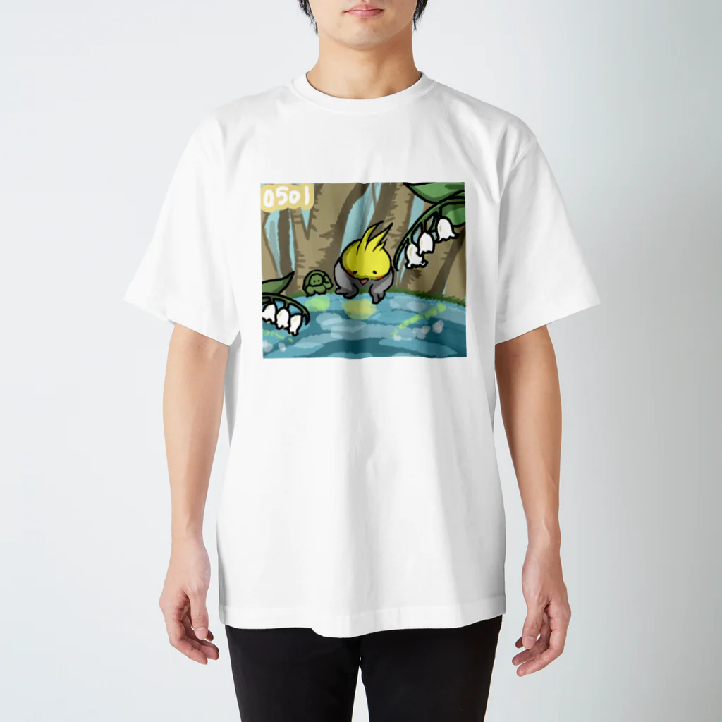 🐥ゆる(いイラストで生き物を)愛(でたい)の今日という日のためのTシャツ(5/1) Regular Fit T-Shirt