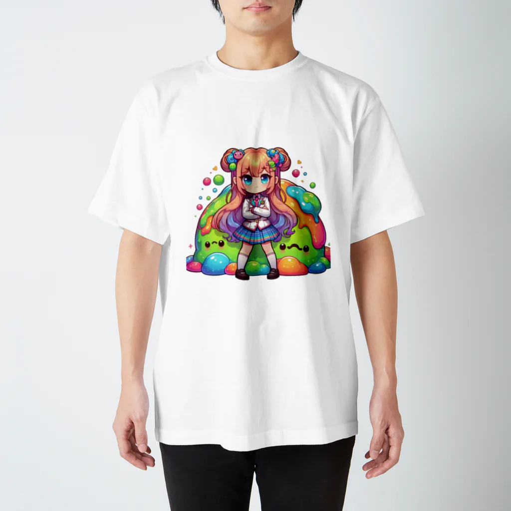 surasuramusumeのスライム娘「ほなみちゃん」 Regular Fit T-Shirt