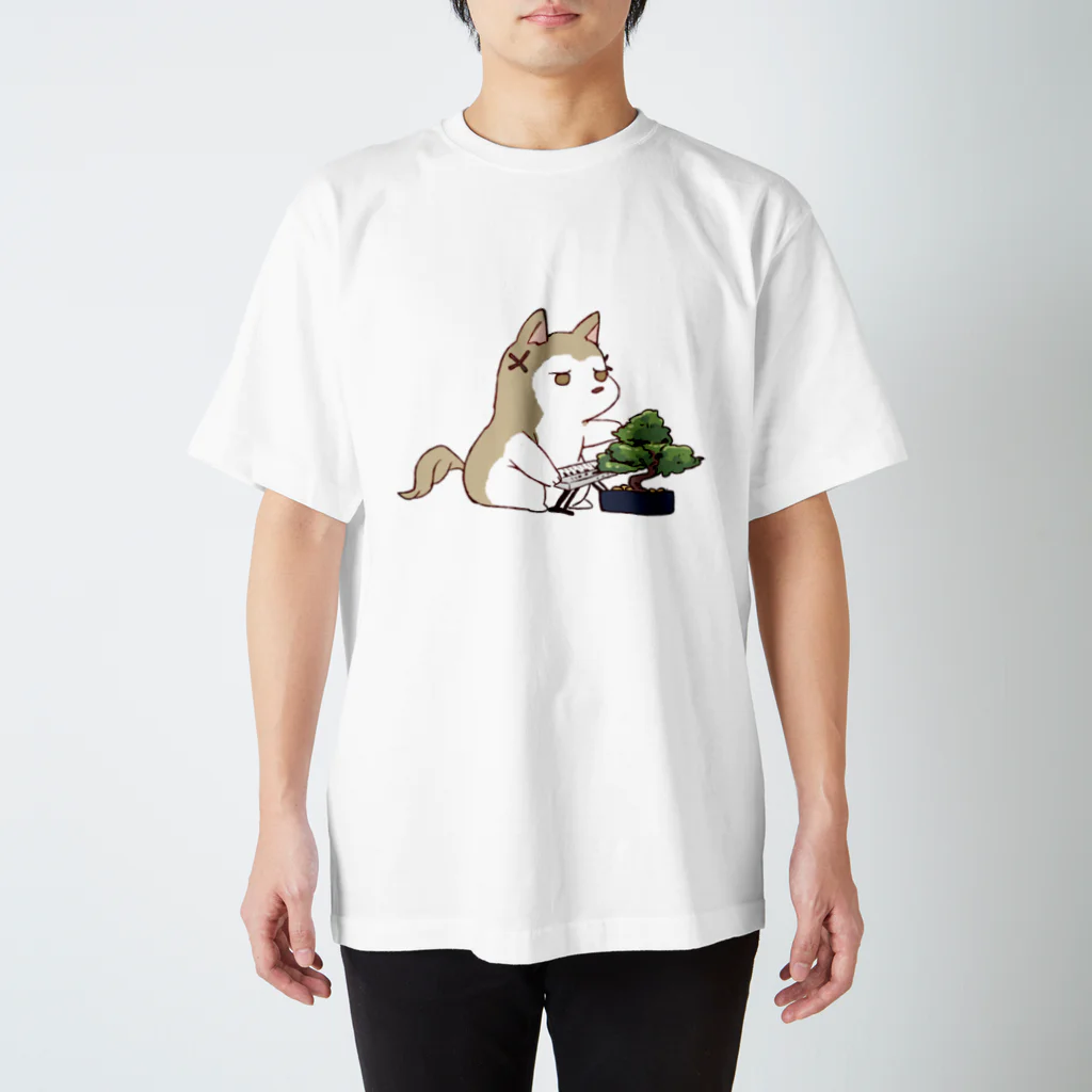 ちるふショップのちるふ（盆栽狼） スタンダードTシャツ