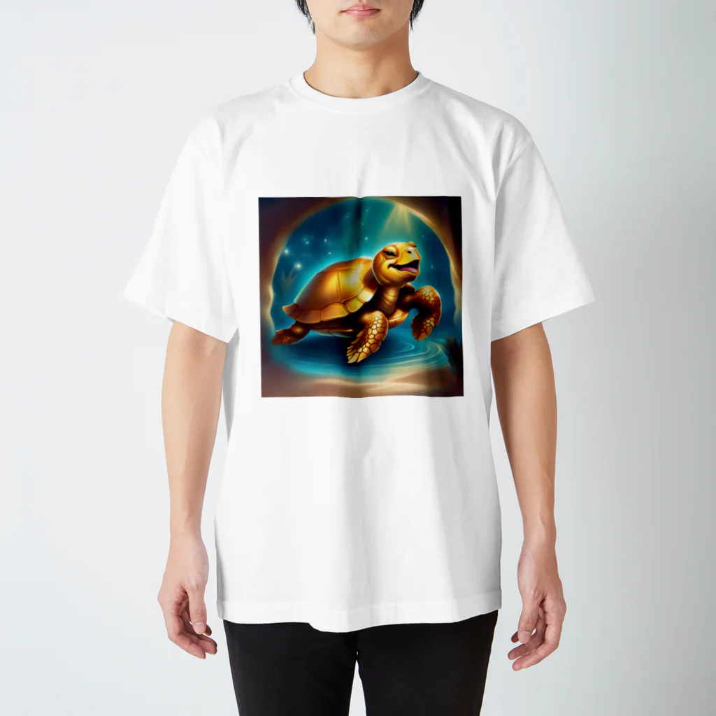 世の中金！！の金亀 Regular Fit T-Shirt