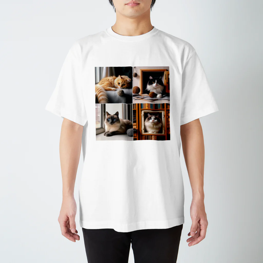 クリエイティブ　テトの猫 スタンダードTシャツ