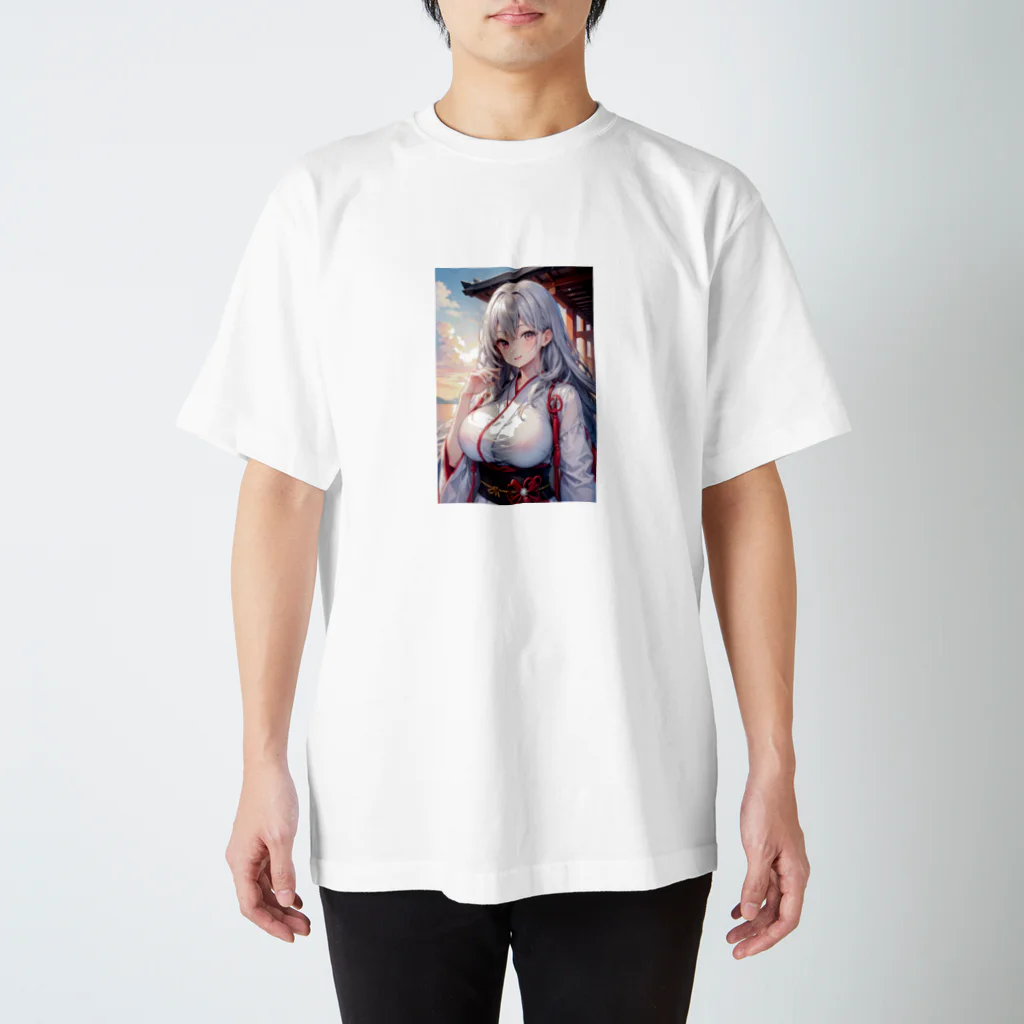 巫女スタぐらむの綺麗な巫女 Regular Fit T-Shirt