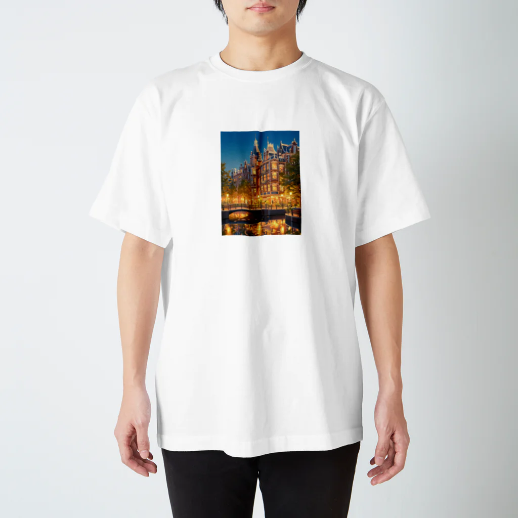 AQUAMETAVERSEのライトアップが豪華なホテル　ラフルール　1859 スタンダードTシャツ