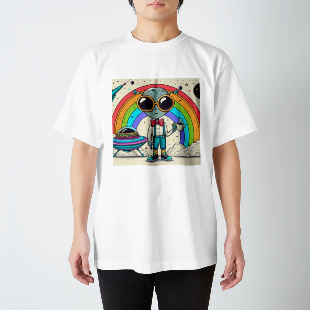 Qten369の宇宙人くん Regular Fit T-Shirt