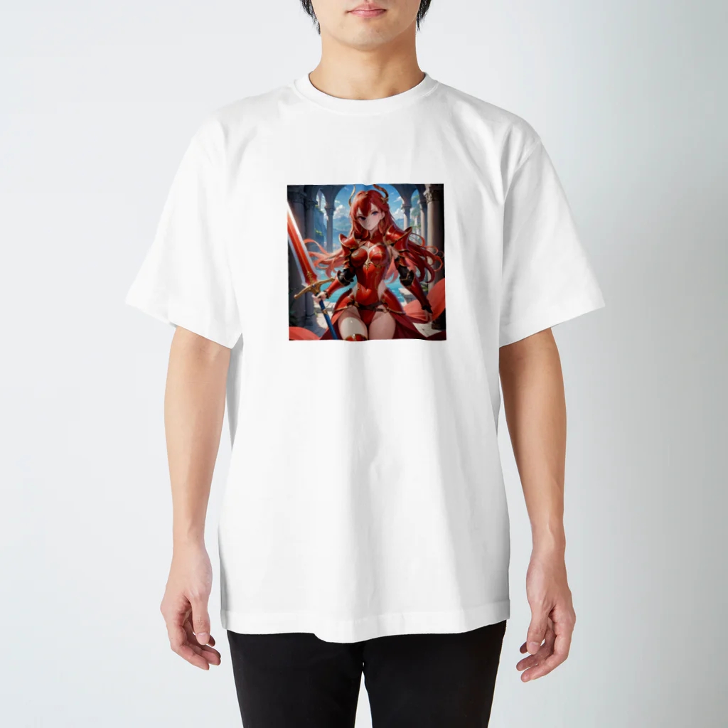 toshi_7の紅の戦士 Regular Fit T-Shirt