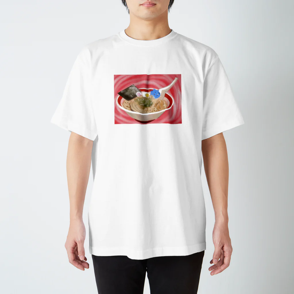 sayayanのラーメンどっぷりくん スタンダードTシャツ