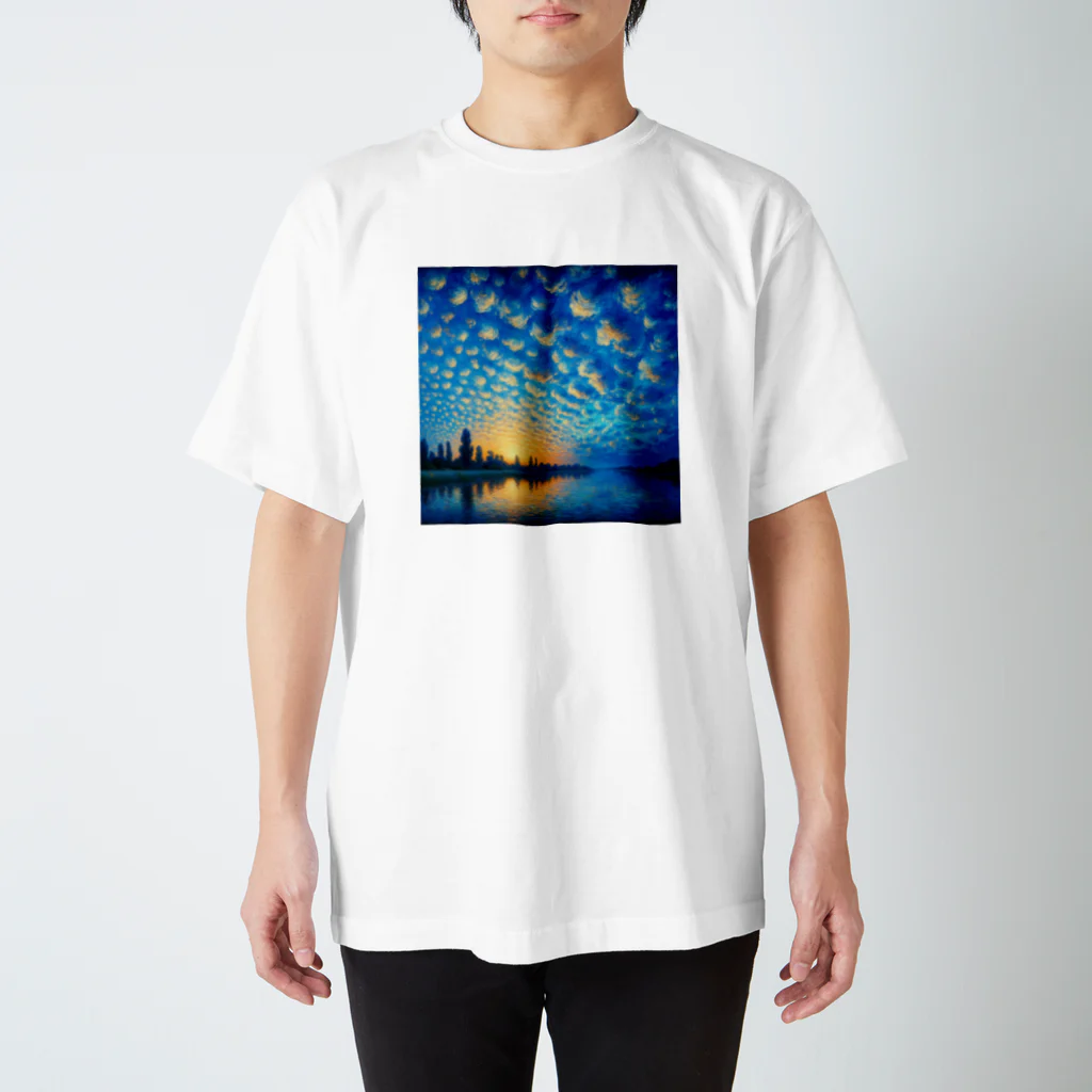 La-peaceのひつじ雲 スタンダードTシャツ