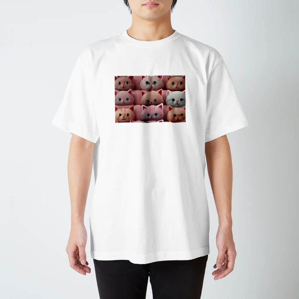 yuki_mayのPUNK　CAT Regular Fit T-Shirt
