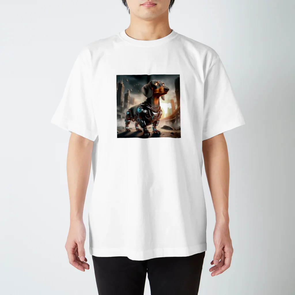 robinmasukuのダックスロボ Regular Fit T-Shirt