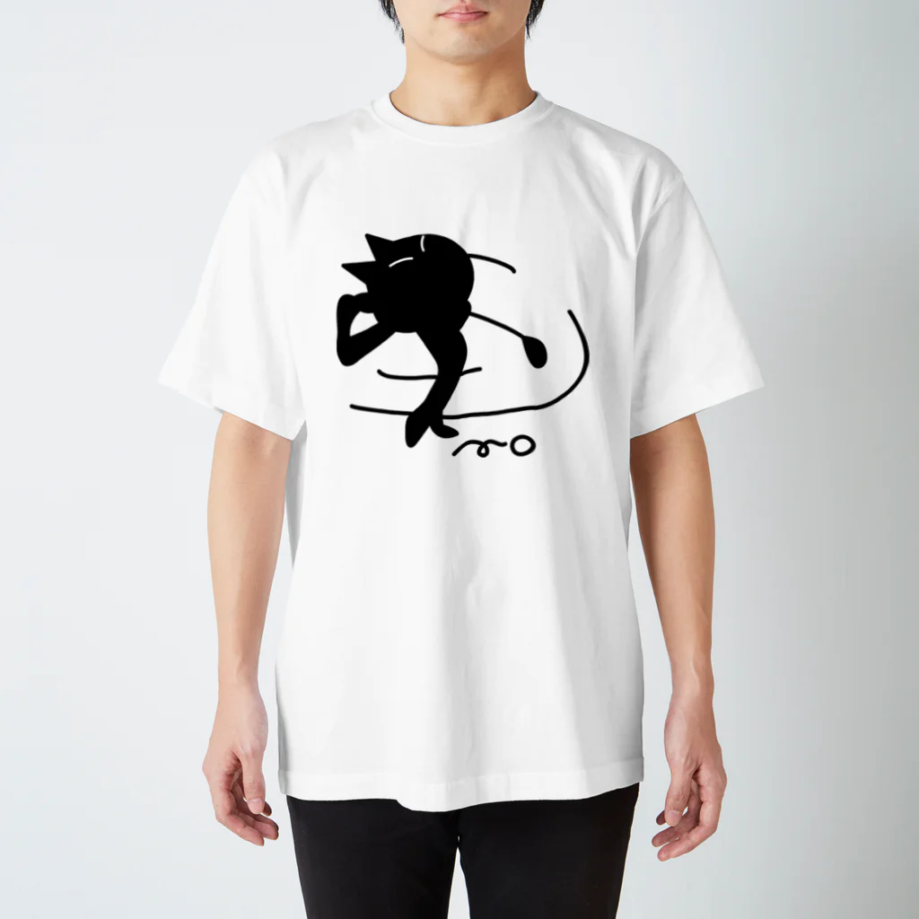 B-catのゴルフ猫 スタンダードTシャツ