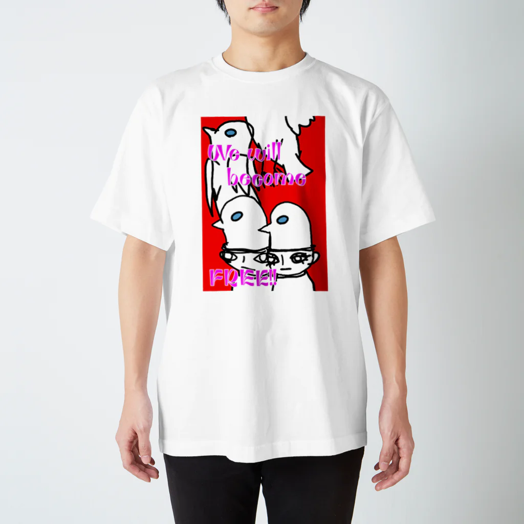 鸚哥ノ館のパレスチナ解放Tｼｬﾂ Regular Fit T-Shirt