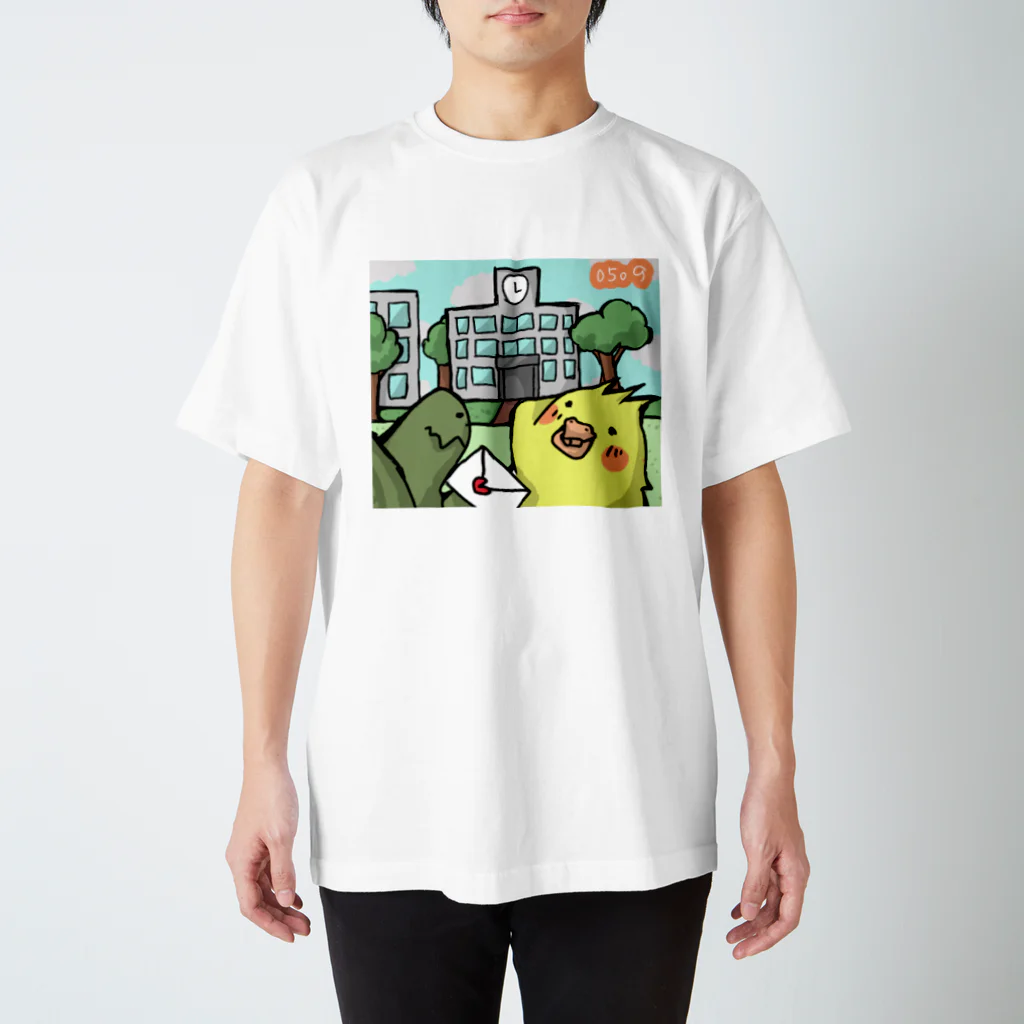 🐥ゆる(いイラストで生き物を)愛(でたい)の今日という日のためのTシャツ(5/9) Regular Fit T-Shirt