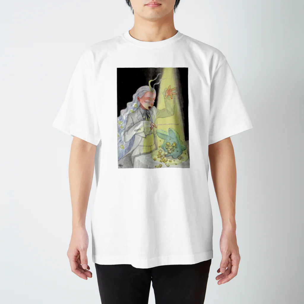 suwamiSHOP SUZURIのすわみ絵画「罰」2024 Regular Fit T-Shirt