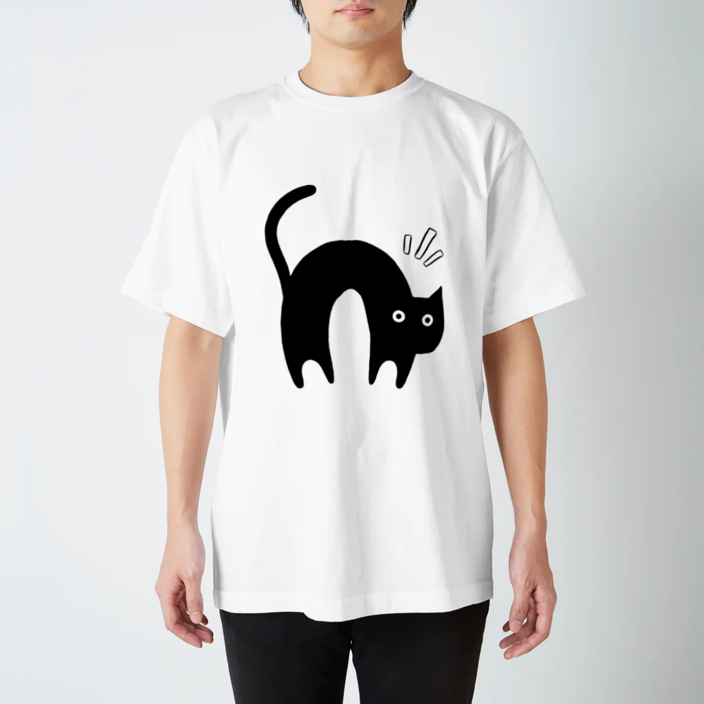 はる_社務所の黒猫５ スタンダードTシャツ