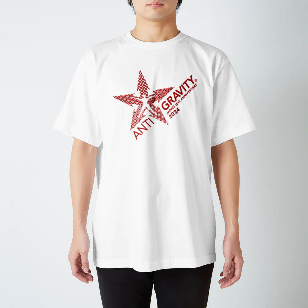 AntiGravity®JAPANのAGJ10周年記念 特別ロゴT（白） Regular Fit T-Shirt