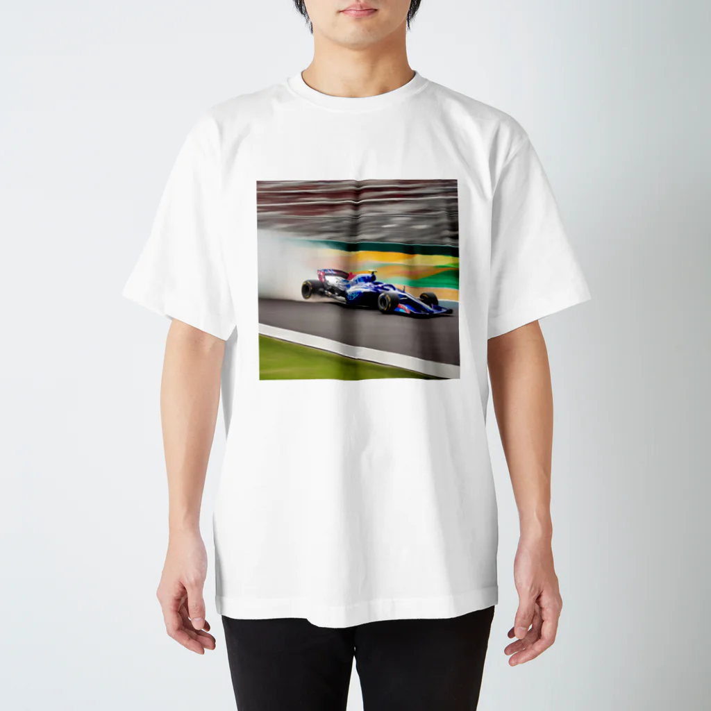 the blue seasonのスピードの彩り - F1レーシング スタンダードTシャツ