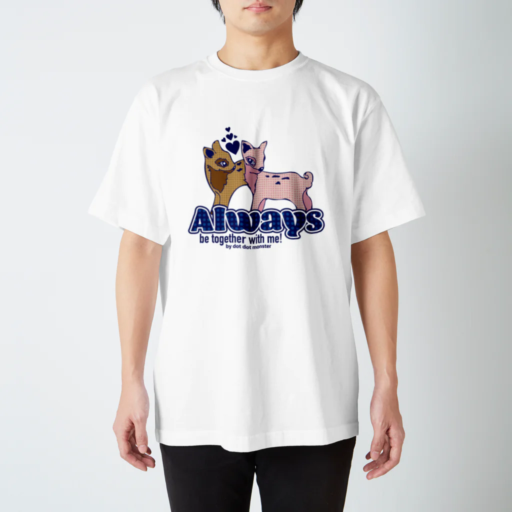 dot.dot.monsterのAlways be together Regular Fit T-Shirt