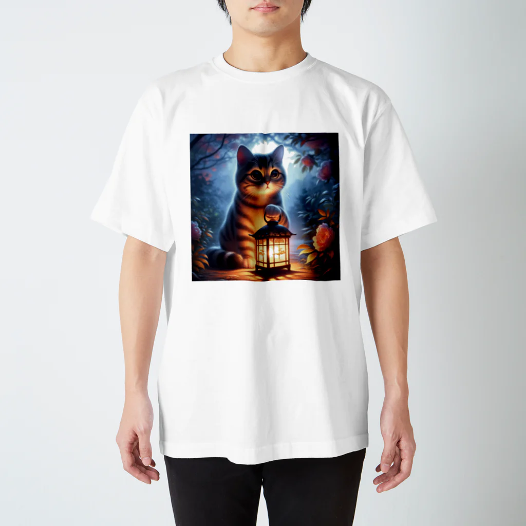 yos-1292583のねこニコばん スタンダードTシャツ