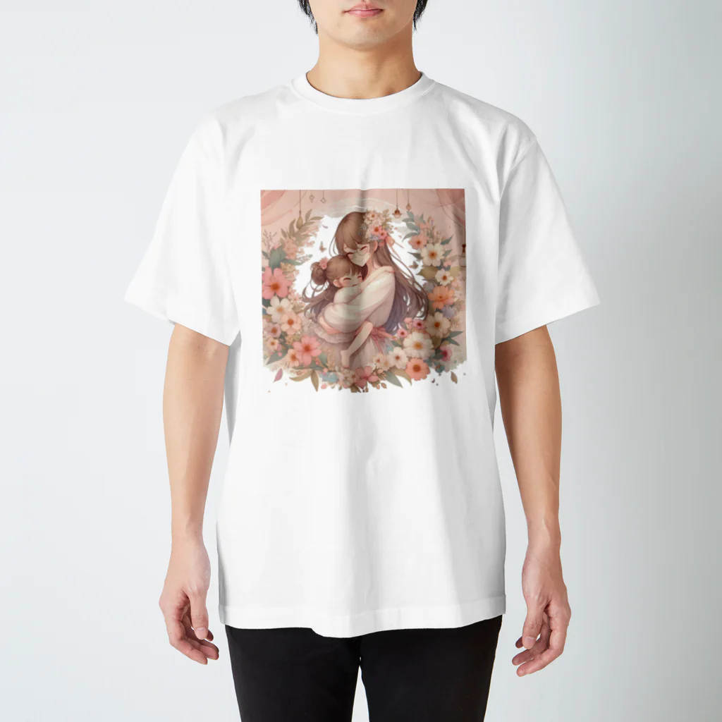 はるちゃん|AIイラスト垢の母の日の母娘 Regular Fit T-Shirt