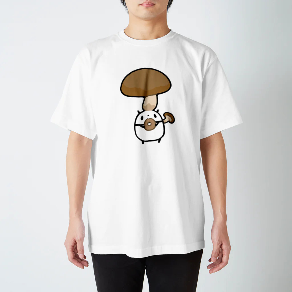 うさやのシイタケに侵食されるパンダ Regular Fit T-Shirt