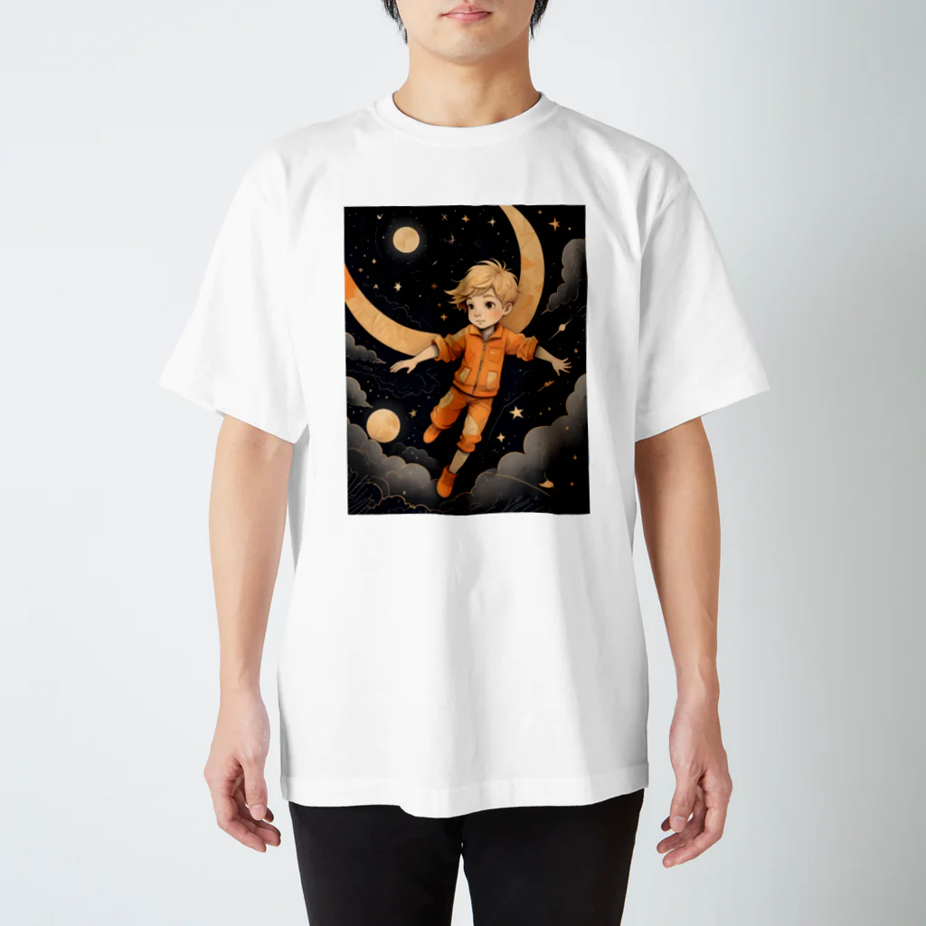 AI Fantasy Art Shopのnight adventure① Regular Fit T-Shirt