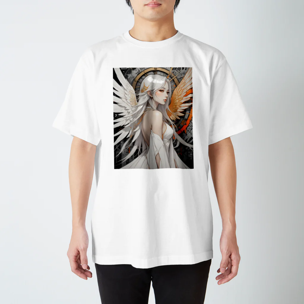 AI Fantasy Art ShopのAngel Wing⑥ Regular Fit T-Shirt