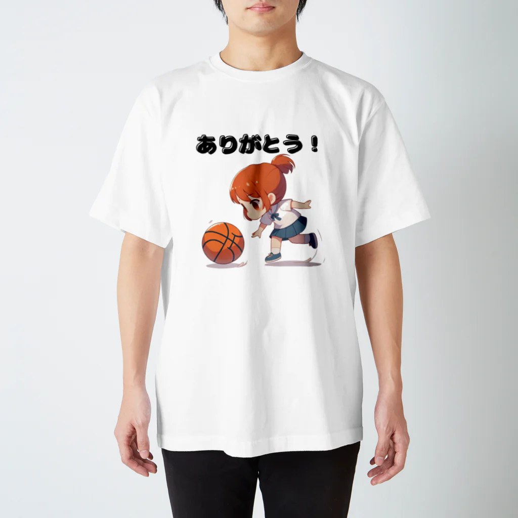 チェリモヤのガールズ バスケット 01 Regular Fit T-Shirt