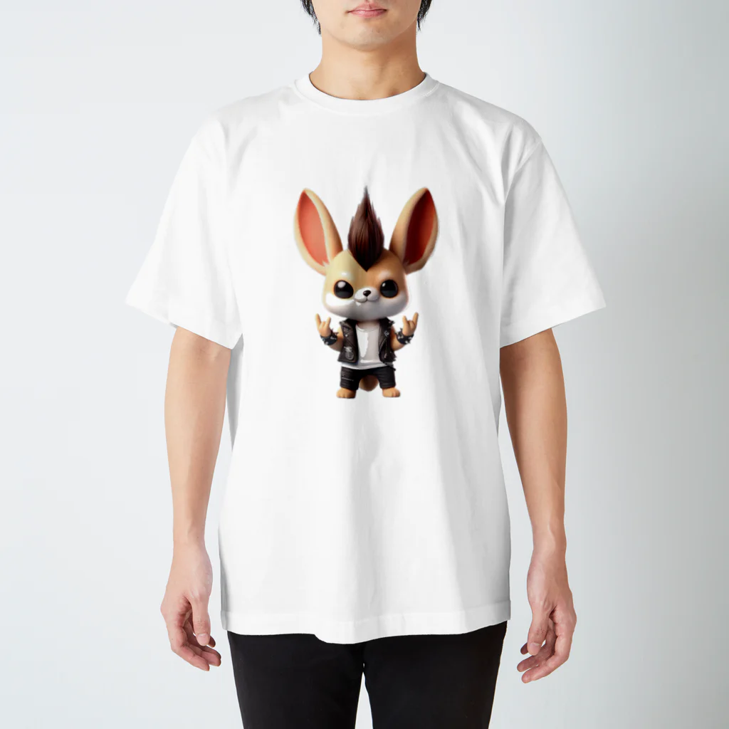 riotriffs_punksのウサギロック Regular Fit T-Shirt