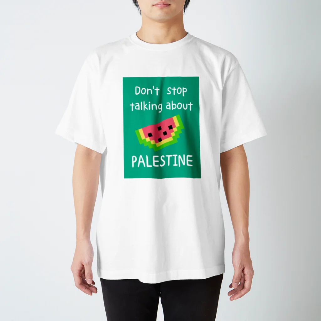 かもねぎショップのFREE PALESTINE スタンダードTシャツ