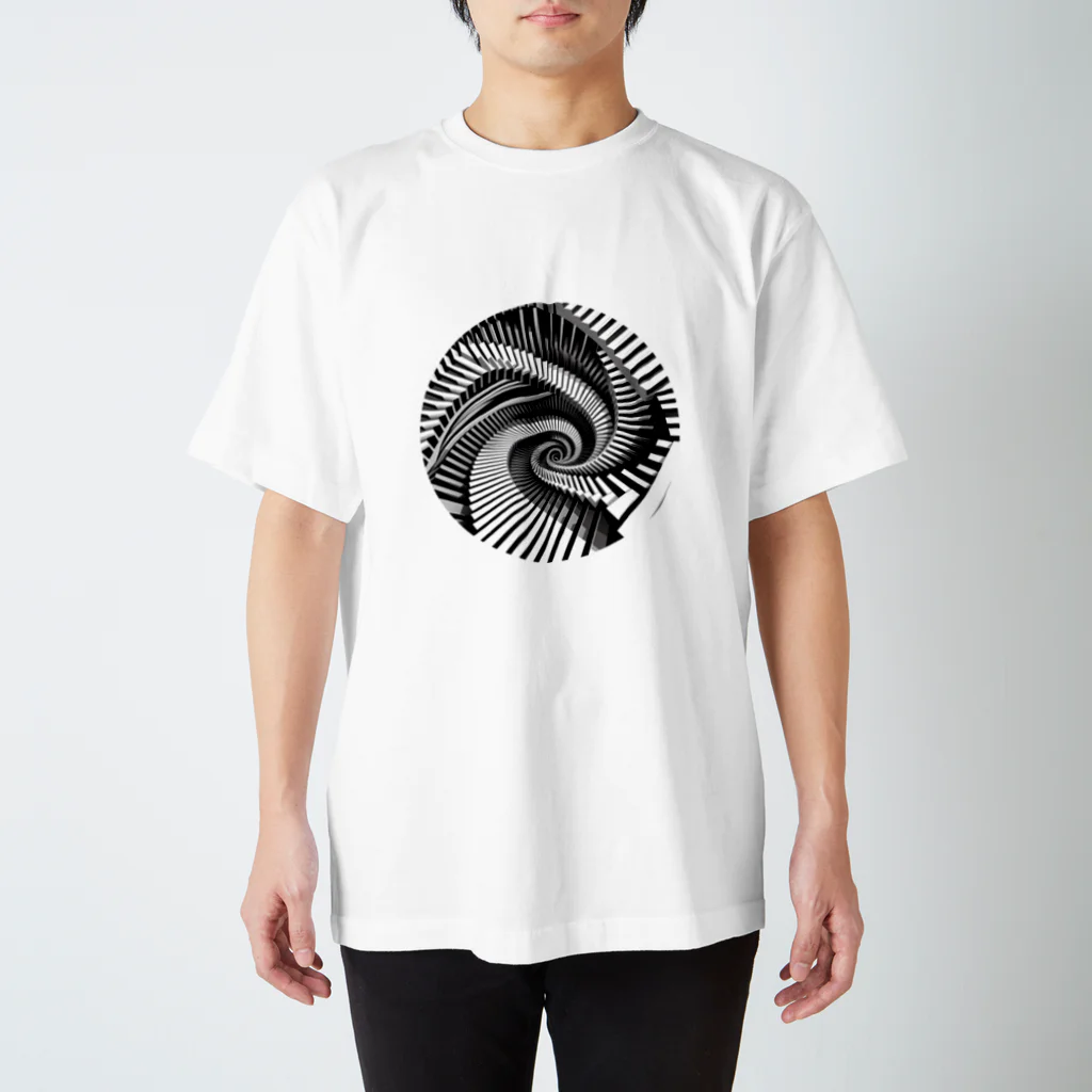 riotriffs_punksのspiral Regular Fit T-Shirt