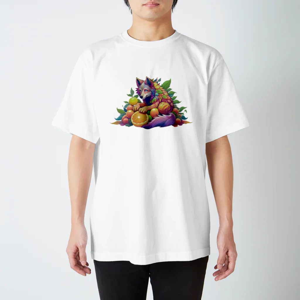 mogworl worksのGrimmit（Wolf） Regular Fit T-Shirt