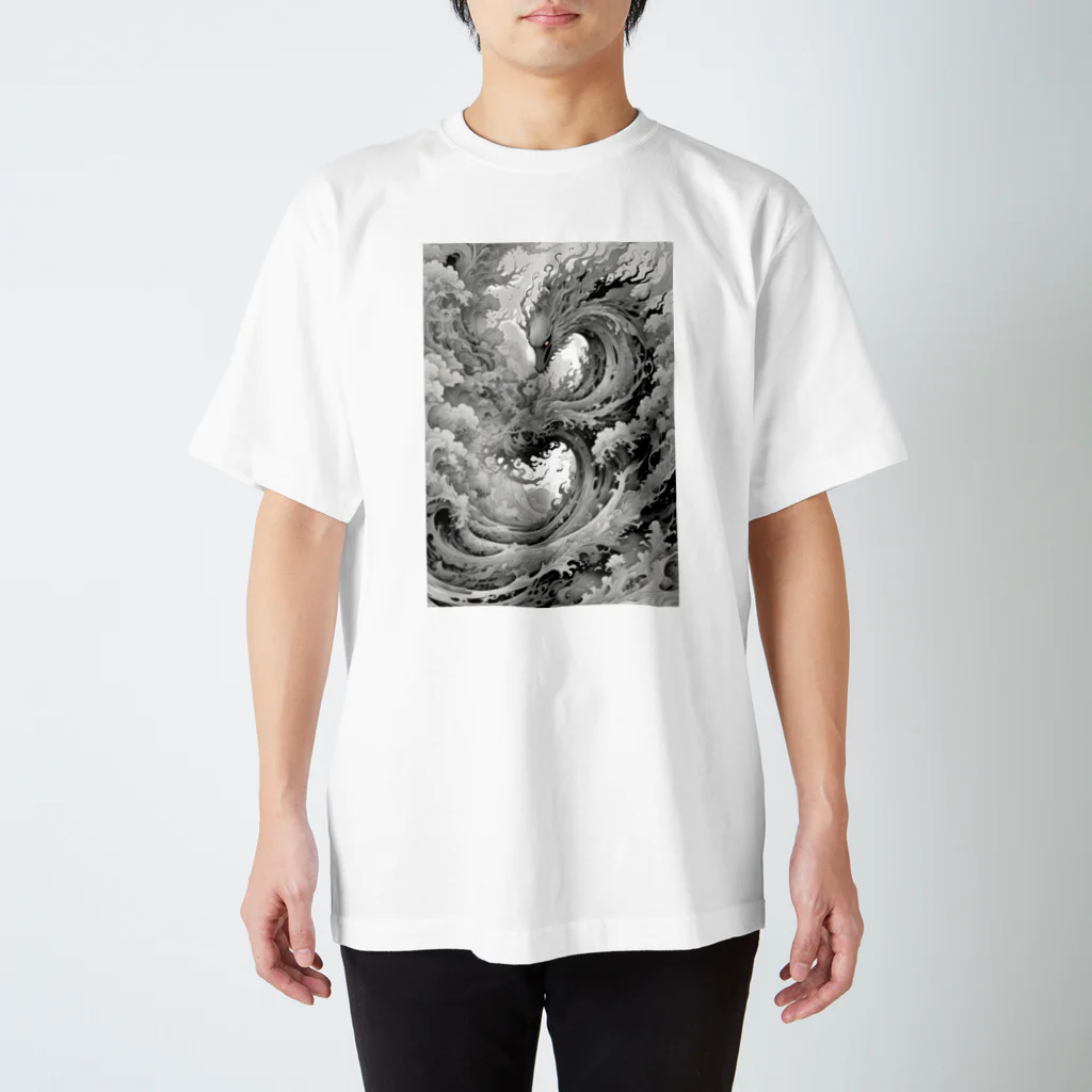 AI Fantasy Art Shopの【限定商品】Chaos① Regular Fit T-Shirt