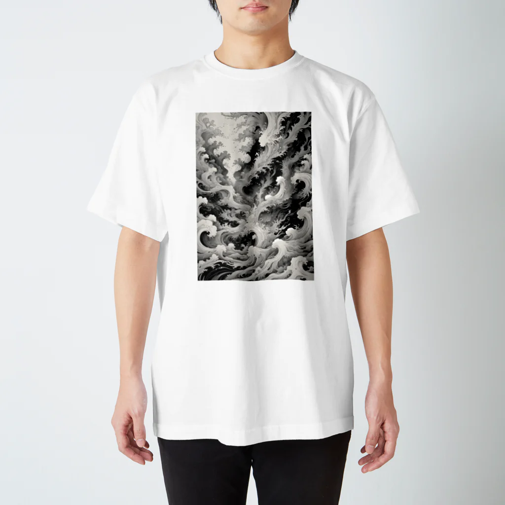 AI Fantasy Art Shopの【限定商品】Chaos② Regular Fit T-Shirt