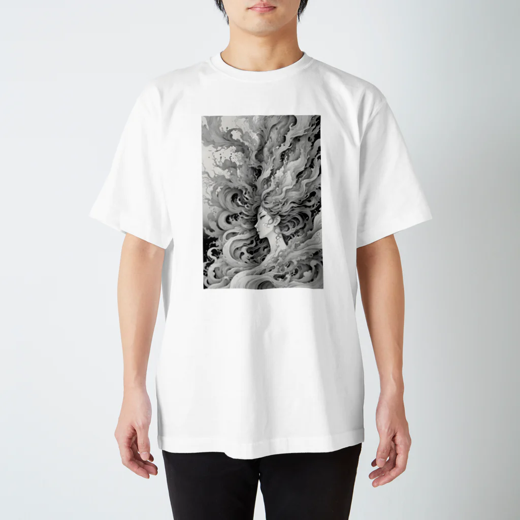 AI Fantasy Art Shopの【限定商品】Chaos③ Regular Fit T-Shirt