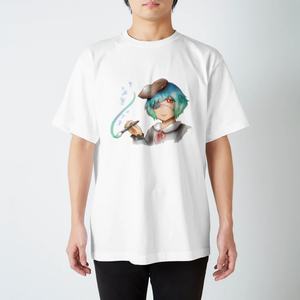 コーギーさん(◍•㉦•◍)๑ﾜﾝ!のゆるふわアーティスト Regular Fit T-Shirt