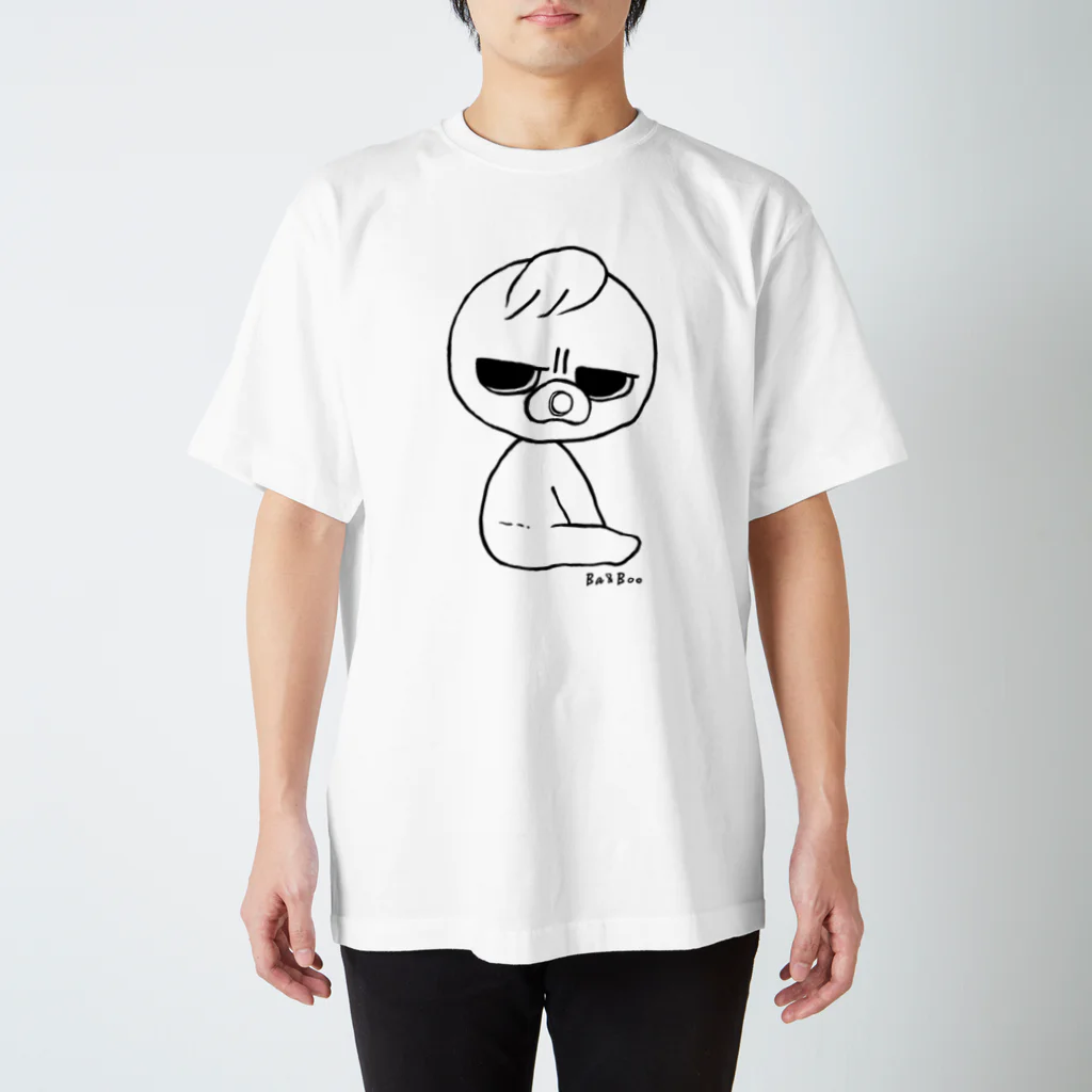 Ba&Booの不機嫌赤ちゃん スタンダードTシャツ