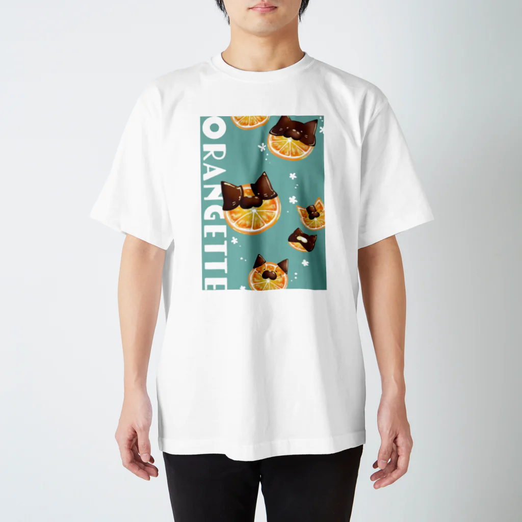 きょうの彩のねこオランジェット スタンダードTシャツ